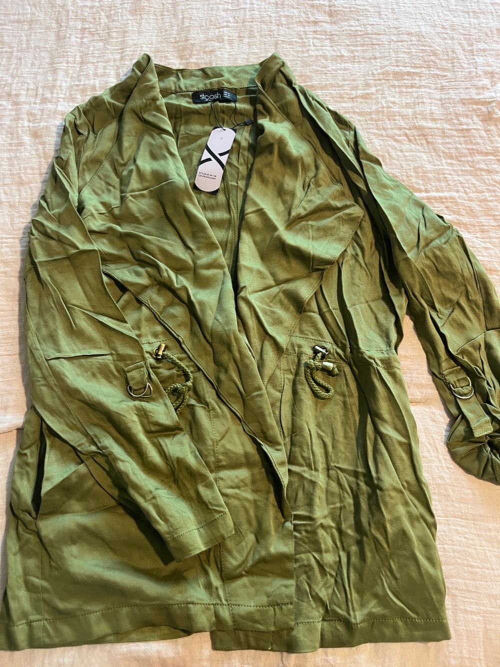 Stoosh Olive Green Utility Jacket